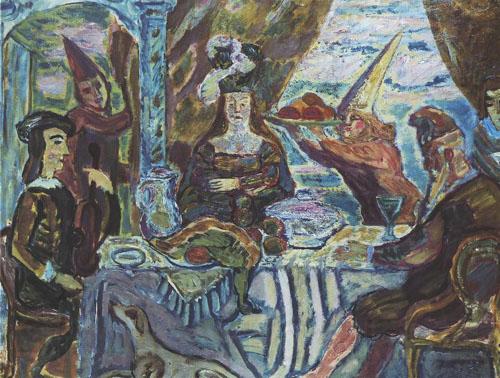 Zygmunt Waliszewski Banquet I Germany oil painting art